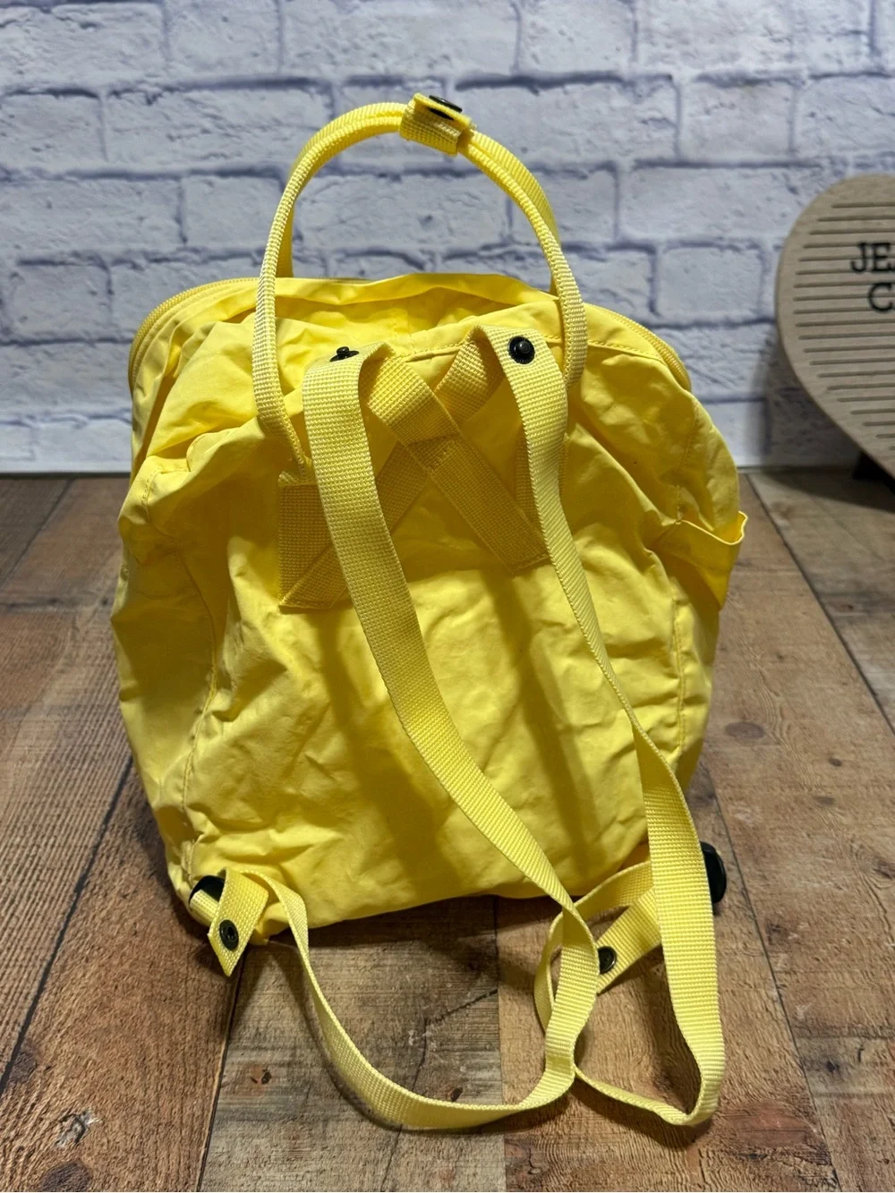 Fjallraven Kanken Backpack Yellow Classic Pack Laptop School Bag